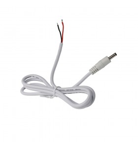 dc3.5*1.35 male to open white cable